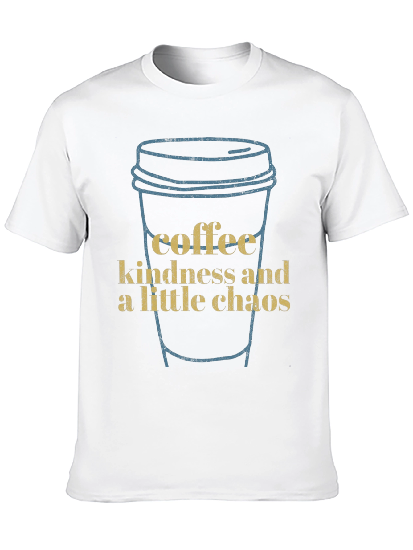 Coffee Kindness Chaos Graphic Tee