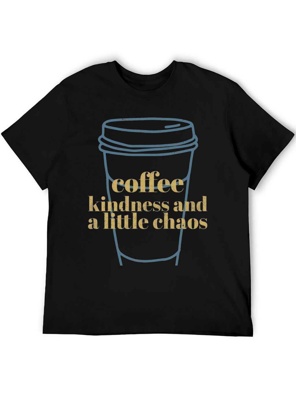 Coffee Kindness Chaos Graphic Tee