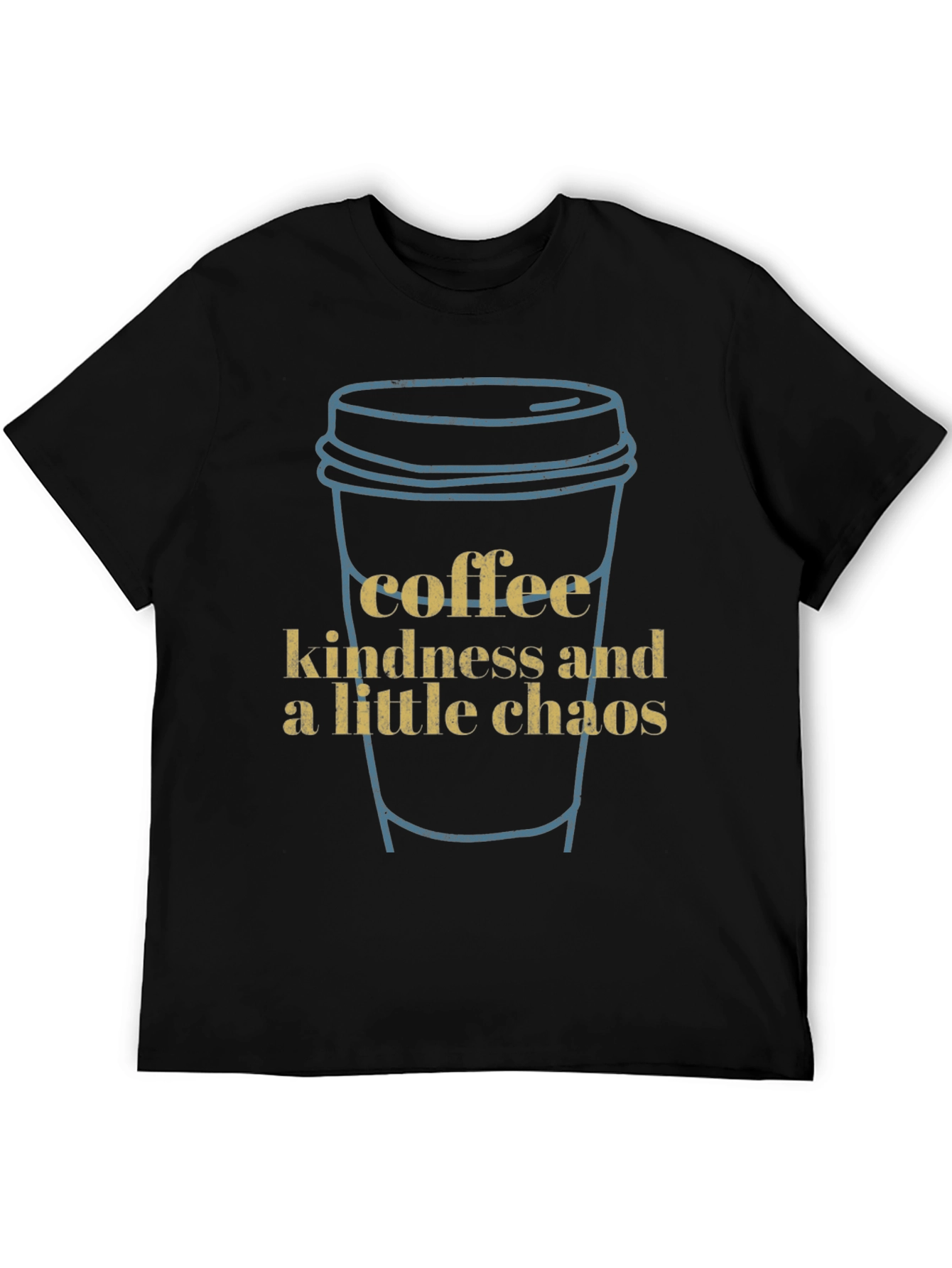 Coffee Kindness Chaos Graphic Tee