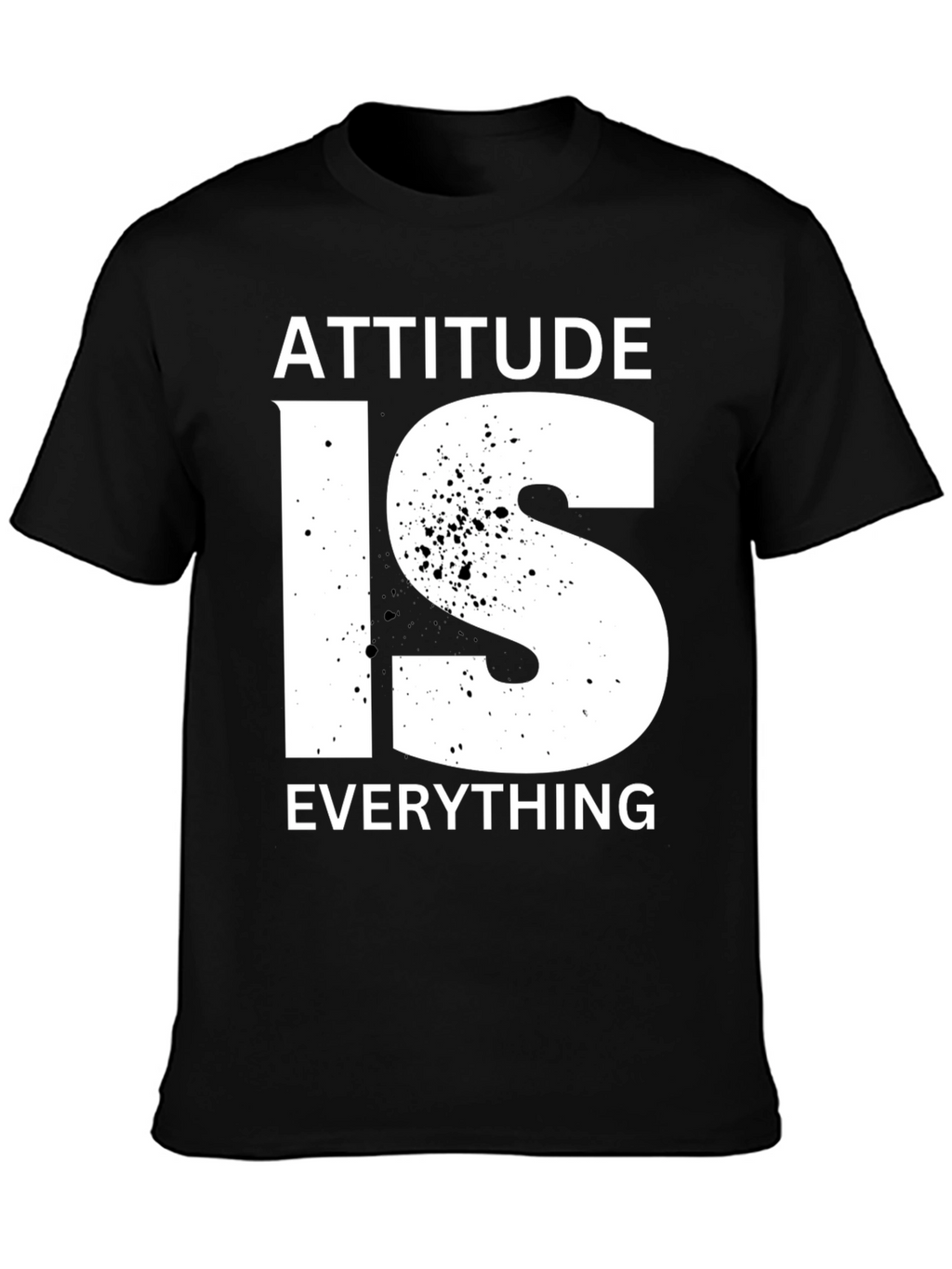 Attitude is Everything Graphic Tee - Black