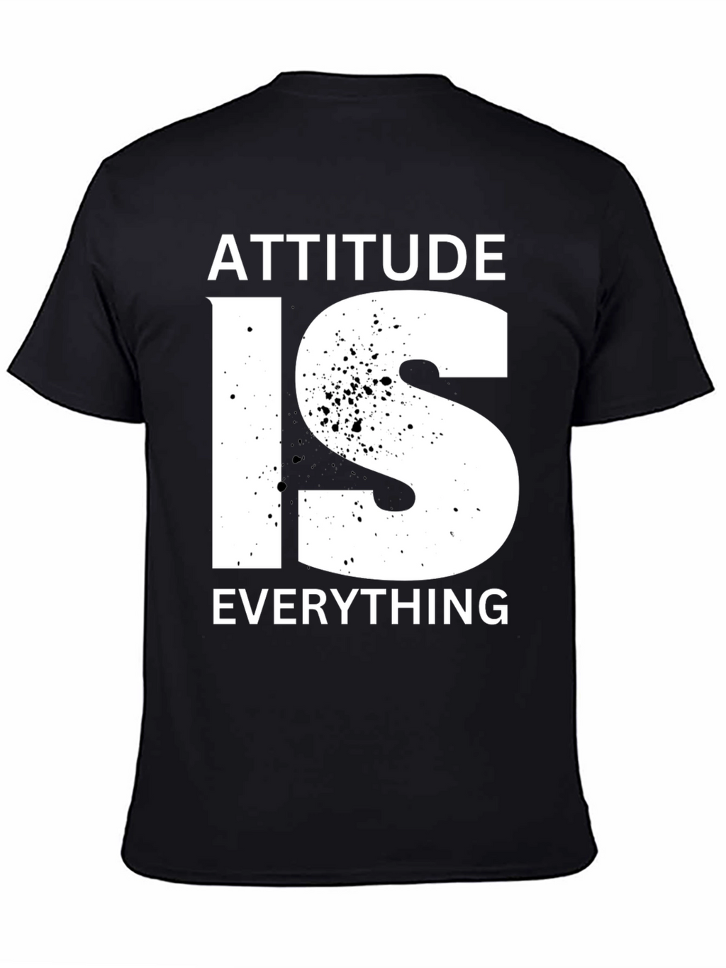 Attitude is Everything Graphic Tee - Black
