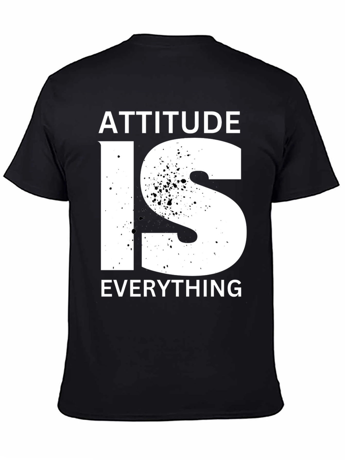 Attitude is Everything Graphic Tee - Black