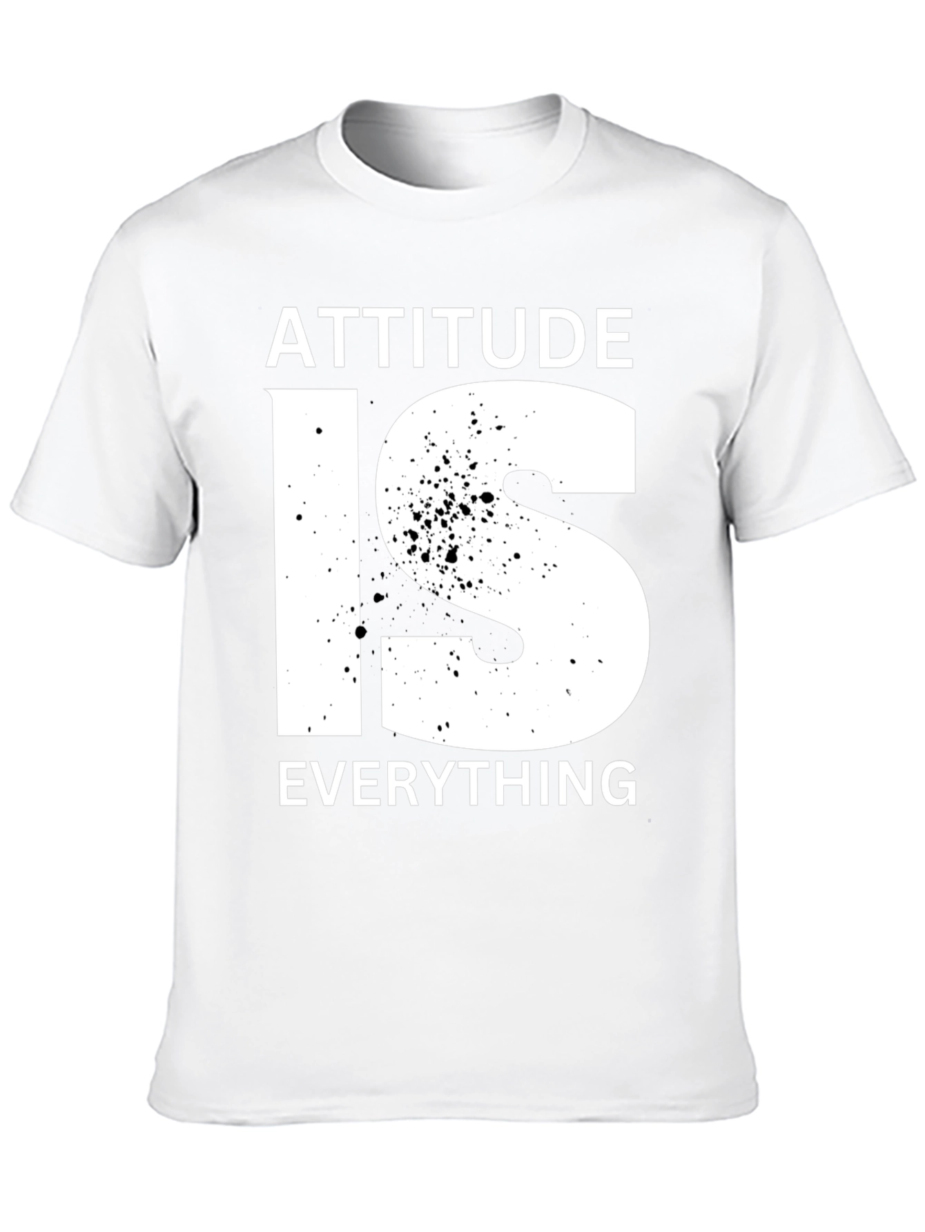 Attitude is Everything Graphic Tee - Black