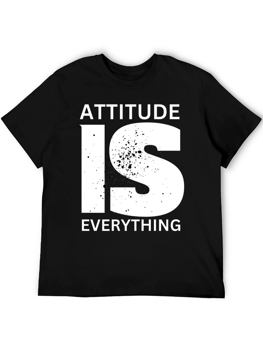 Attitude is Everything Graphic Tee - Black