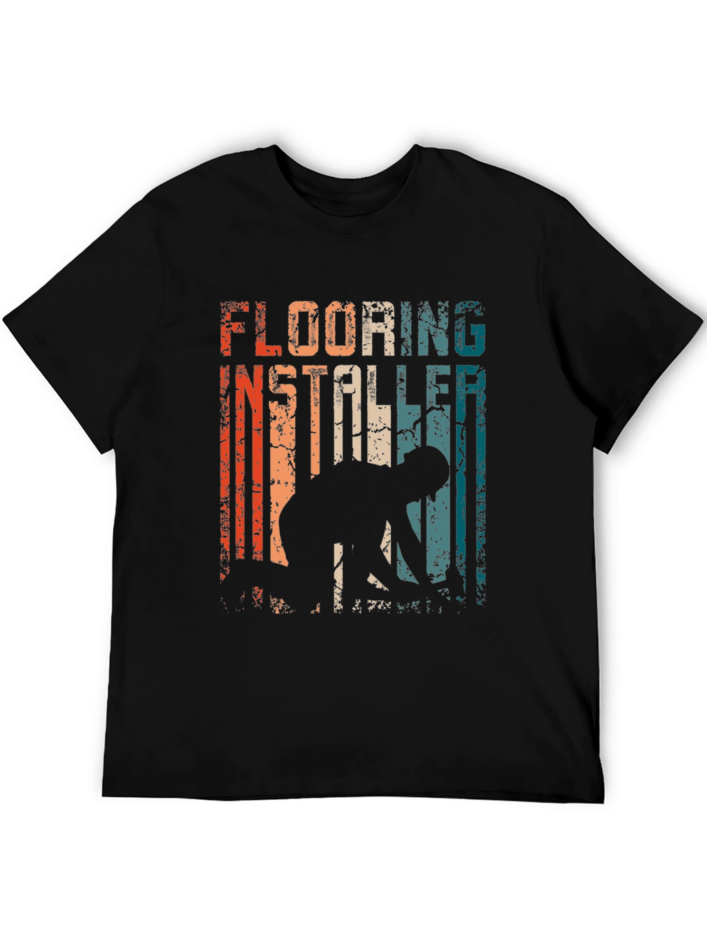 Flooring Installer Retro Graphic Tee