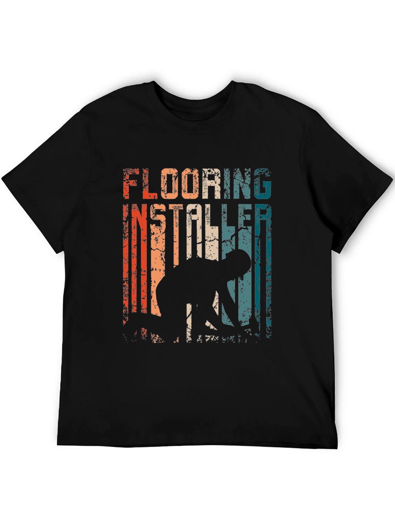 Flooring Installer Retro Graphic Tee