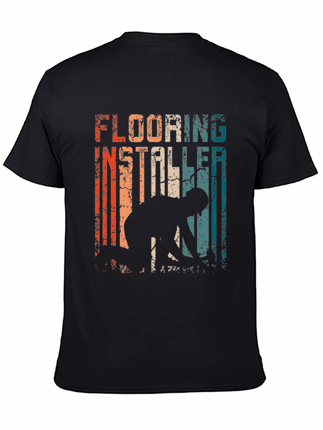Flooring Installer Retro Graphic Tee