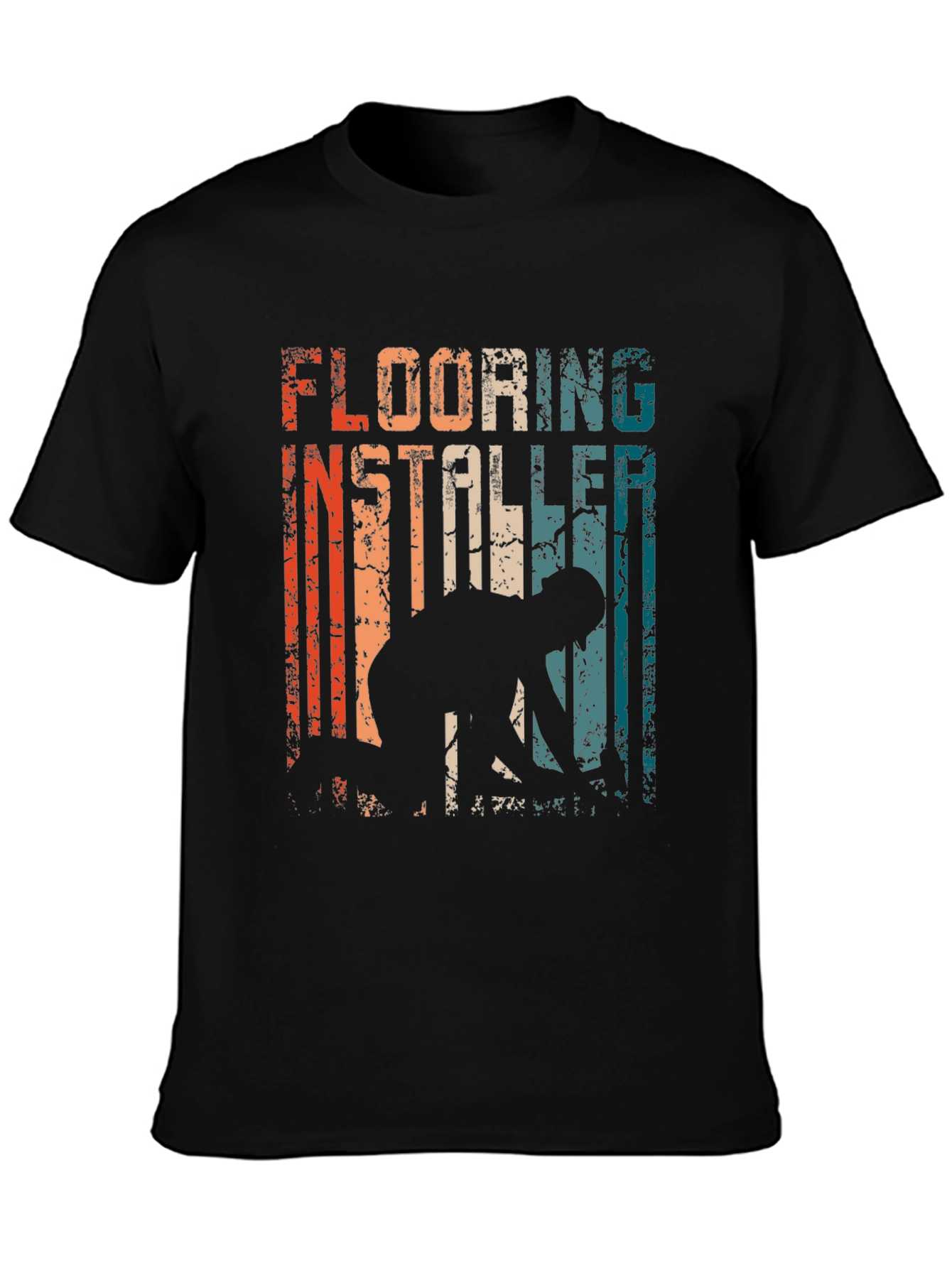 Flooring Installer Retro Graphic Tee