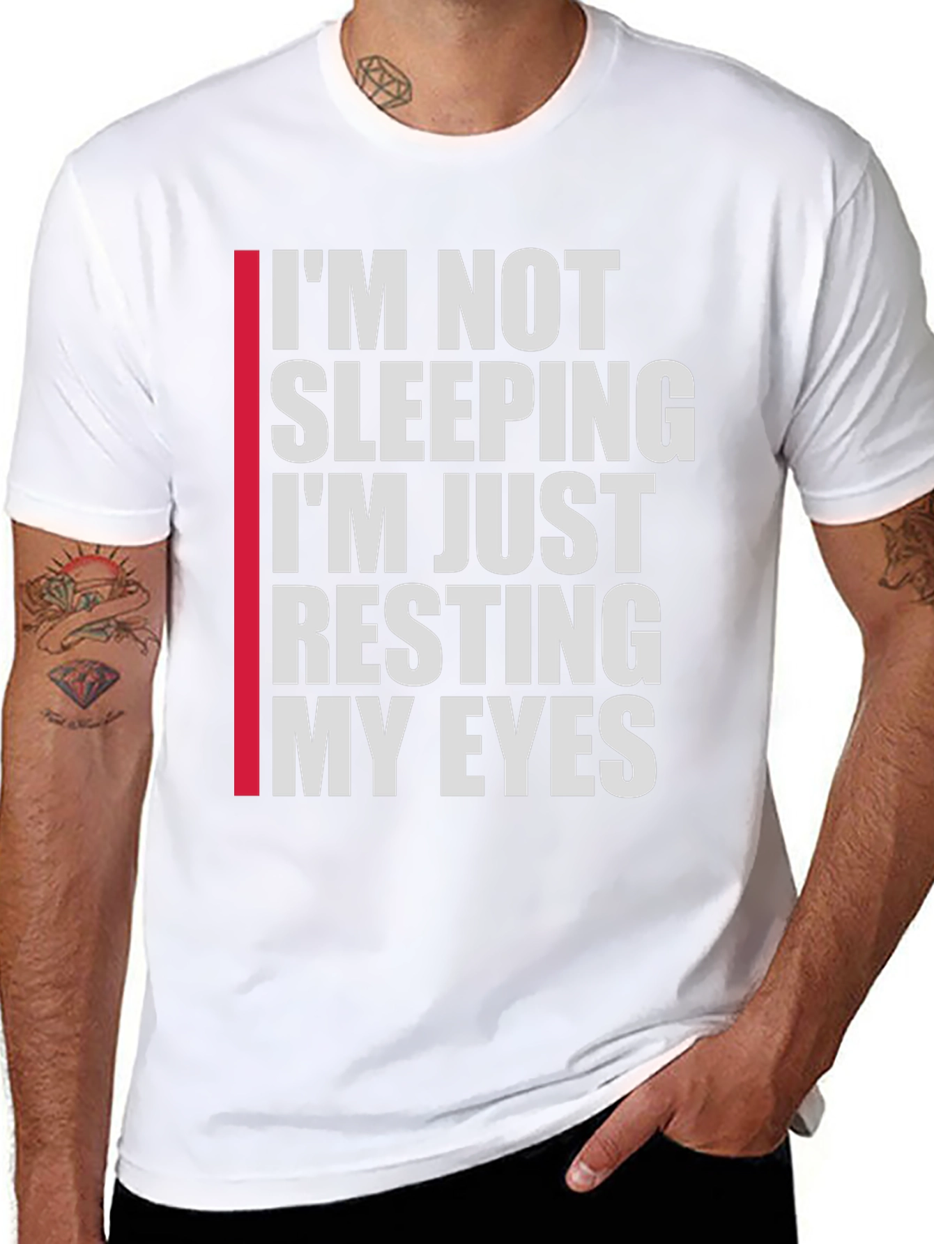 Funny Resting My Eyes Graphic T-Shirt