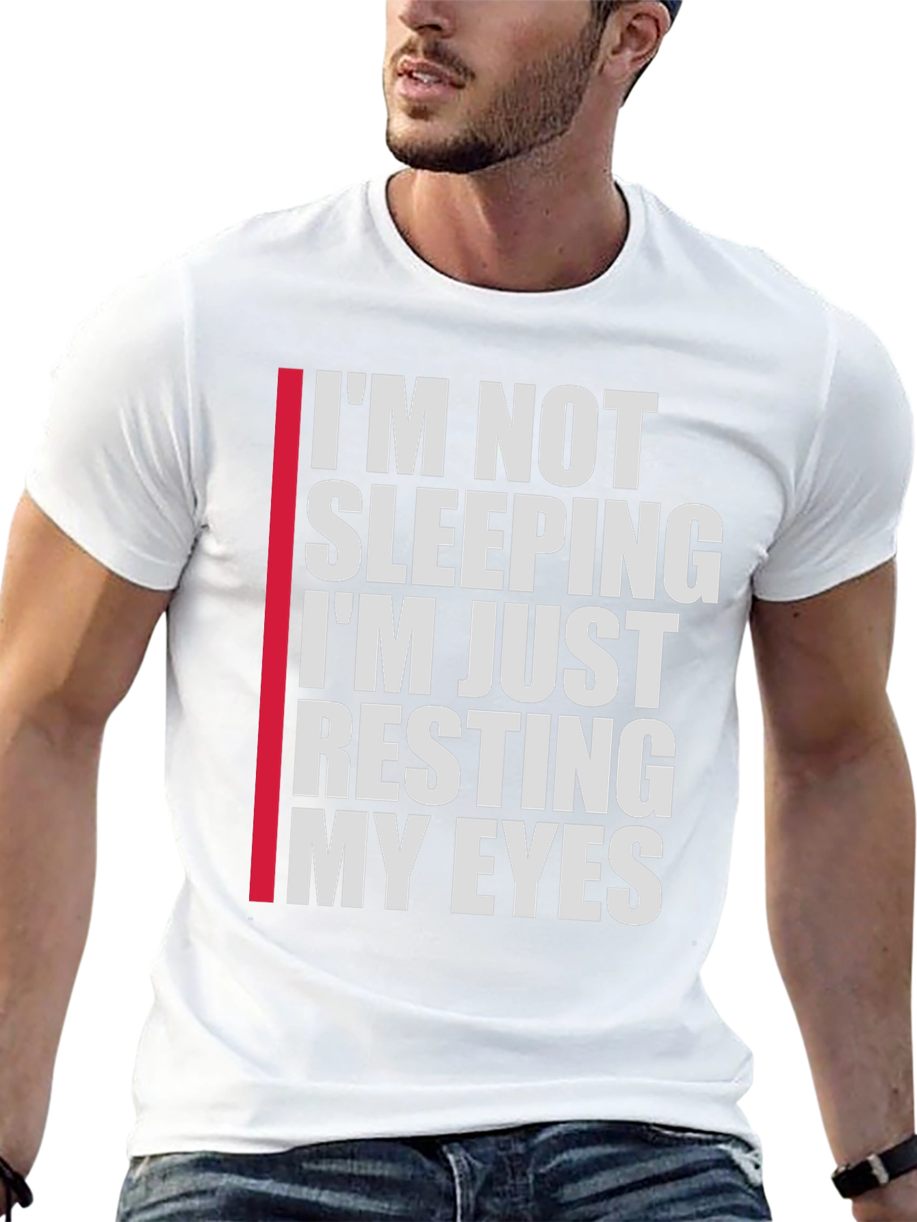 Funny Resting My Eyes Graphic T-Shirt
