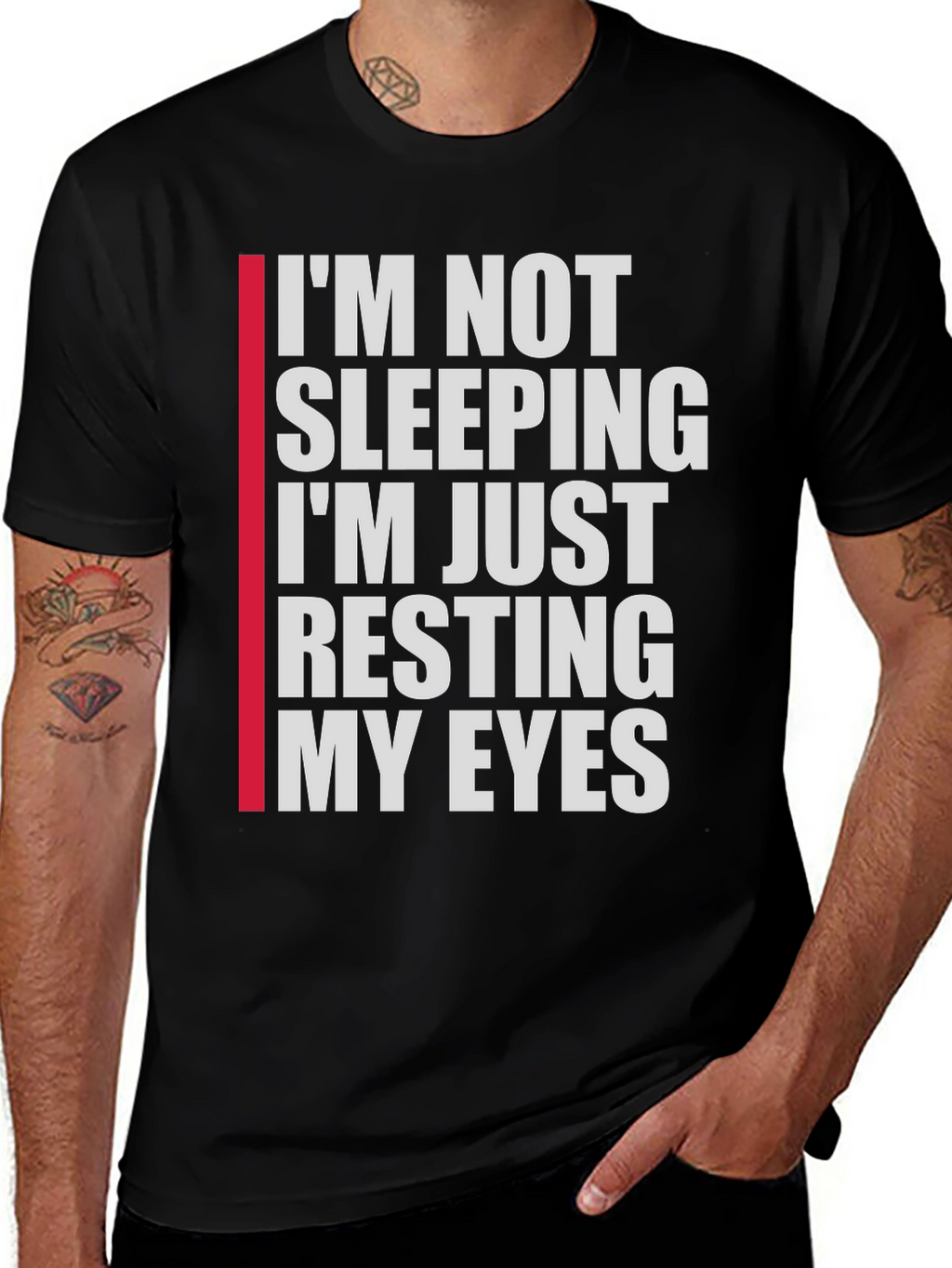 Funny Resting My Eyes Graphic T-Shirt
