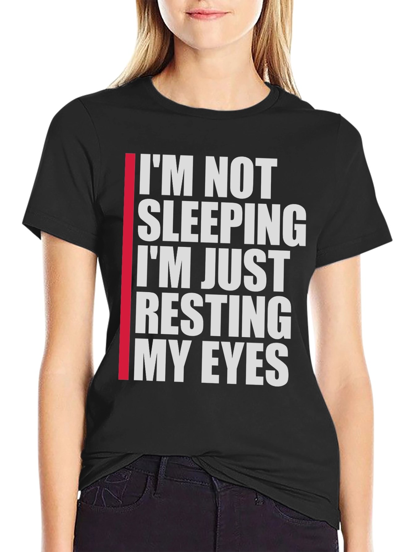 Funny Resting My Eyes Graphic T-Shirt