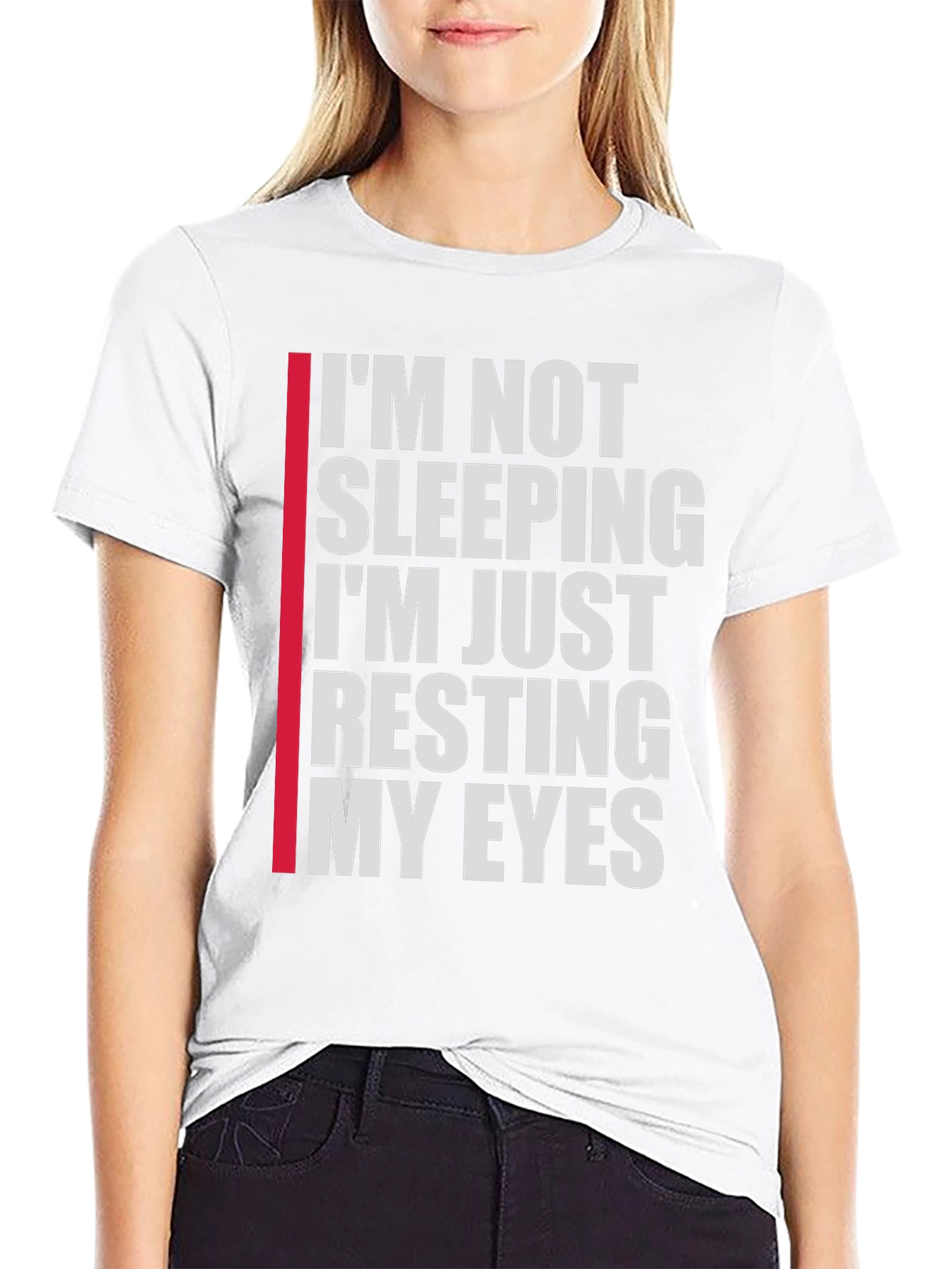 Funny Resting My Eyes Graphic T-Shirt