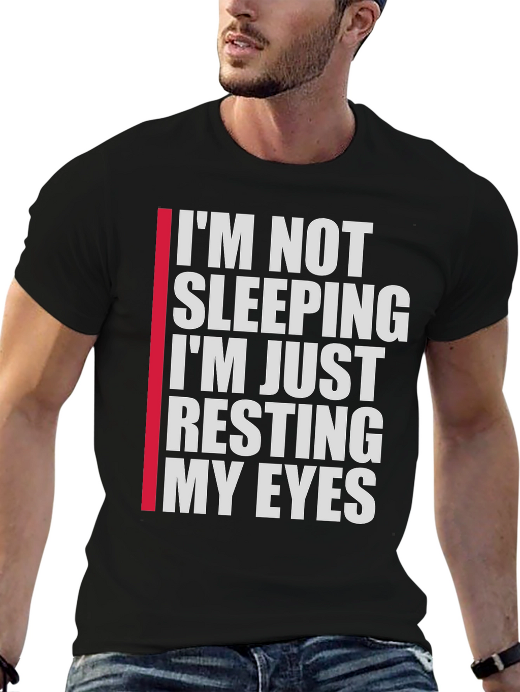 Funny Resting My Eyes Graphic T-Shirt
