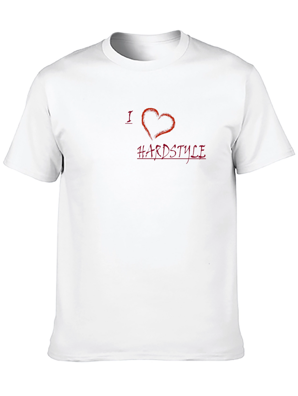 I Heart Hardstyle Black Graphic Tee Shirt