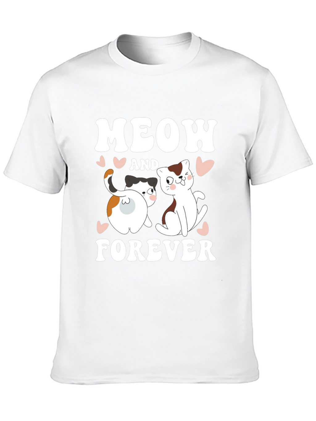 Meow and Forever Cat Lover T-Shirt