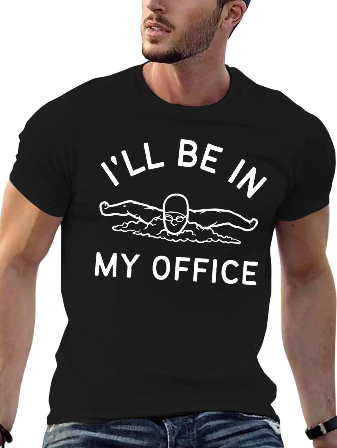 Swimmers Office T-Shirt - Relaxed Fit