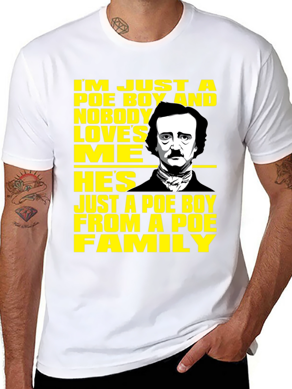 Edgar Allan Poe Bohemian Rhapsody T-Shirt