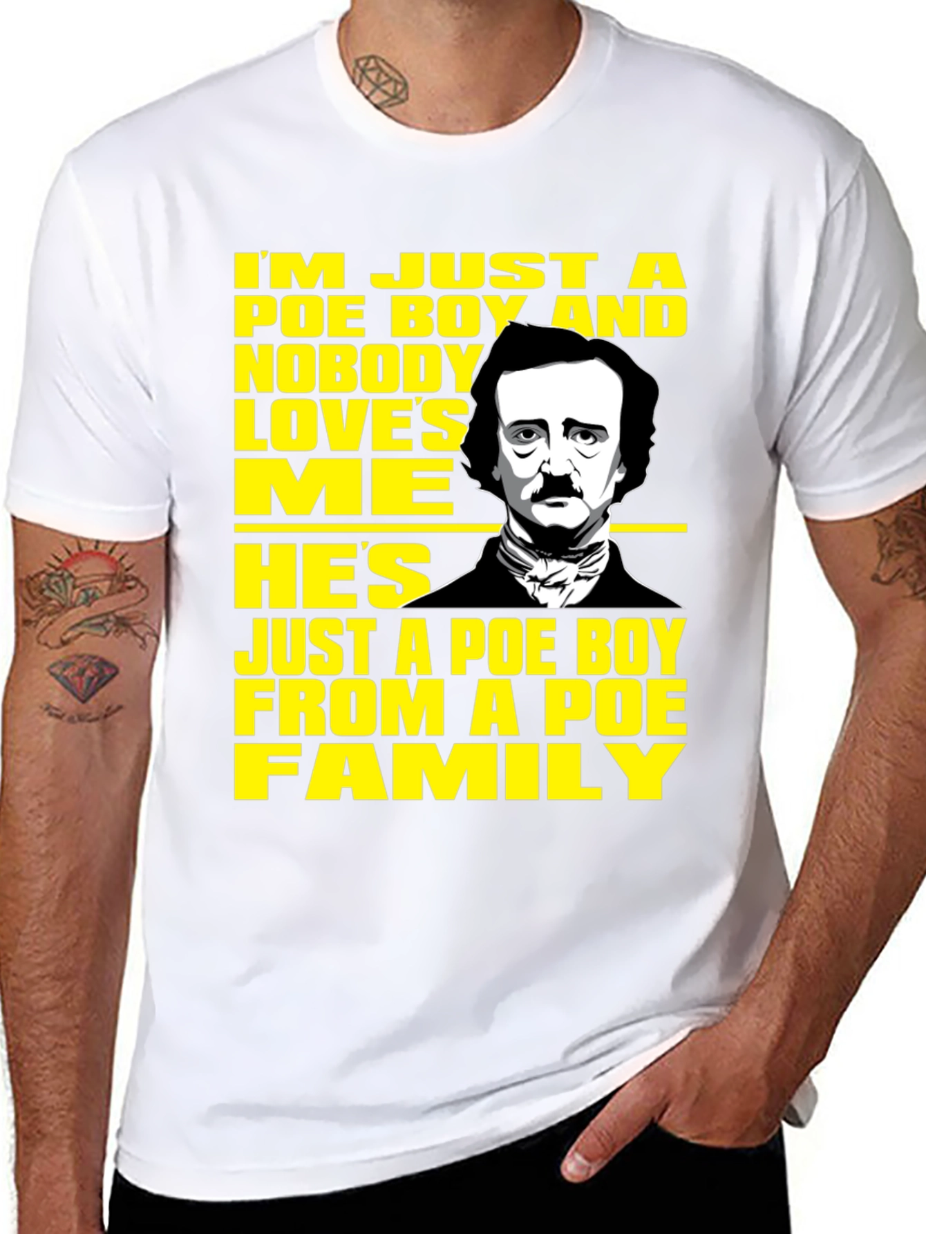 Edgar Allan Poe Bohemian Rhapsody T-Shirt