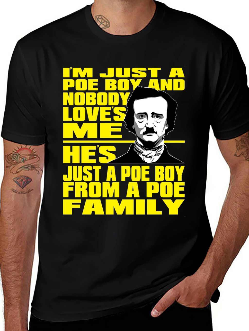 Edgar Allan Poe Bohemian Rhapsody T-Shirt