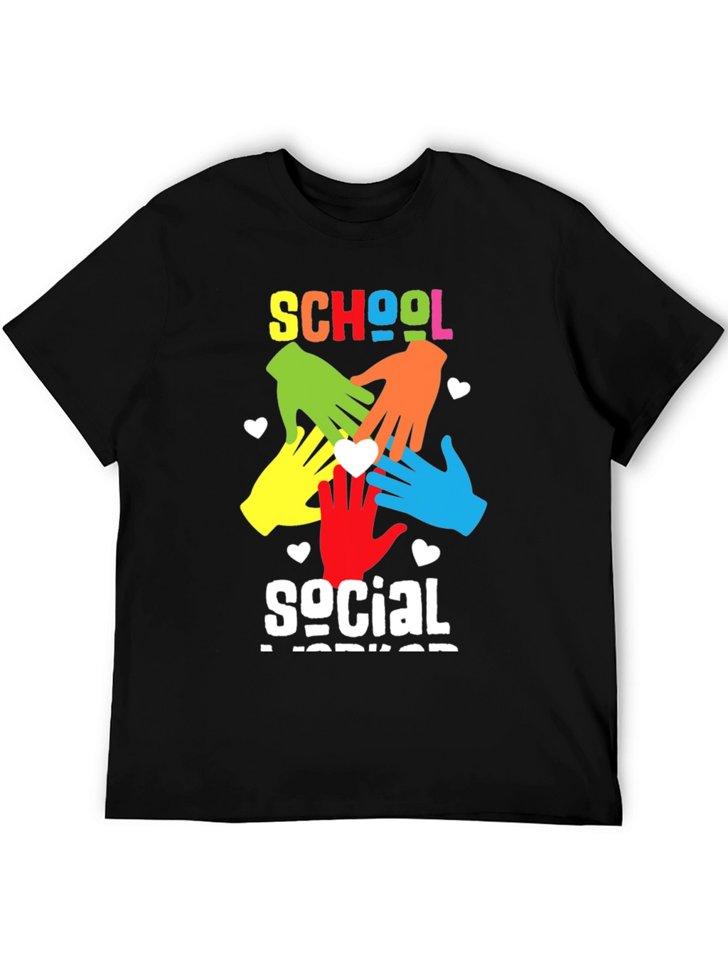 School Social Worker Graphic T-Shirt