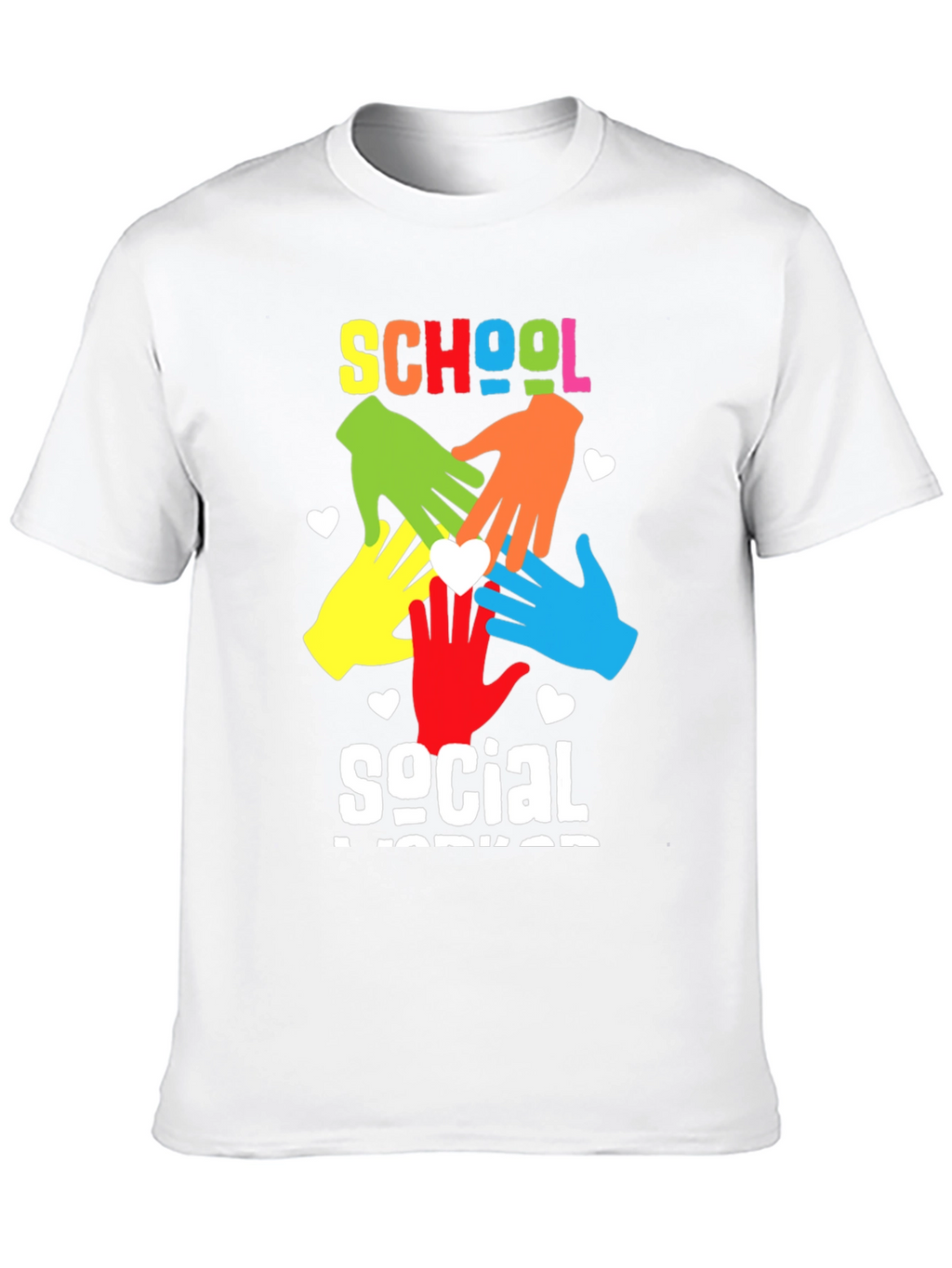 School Social Worker Graphic T-Shirt