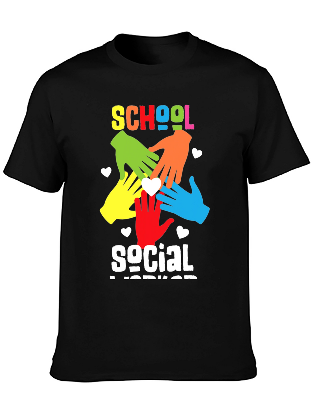 School Social Worker Graphic T-Shirt