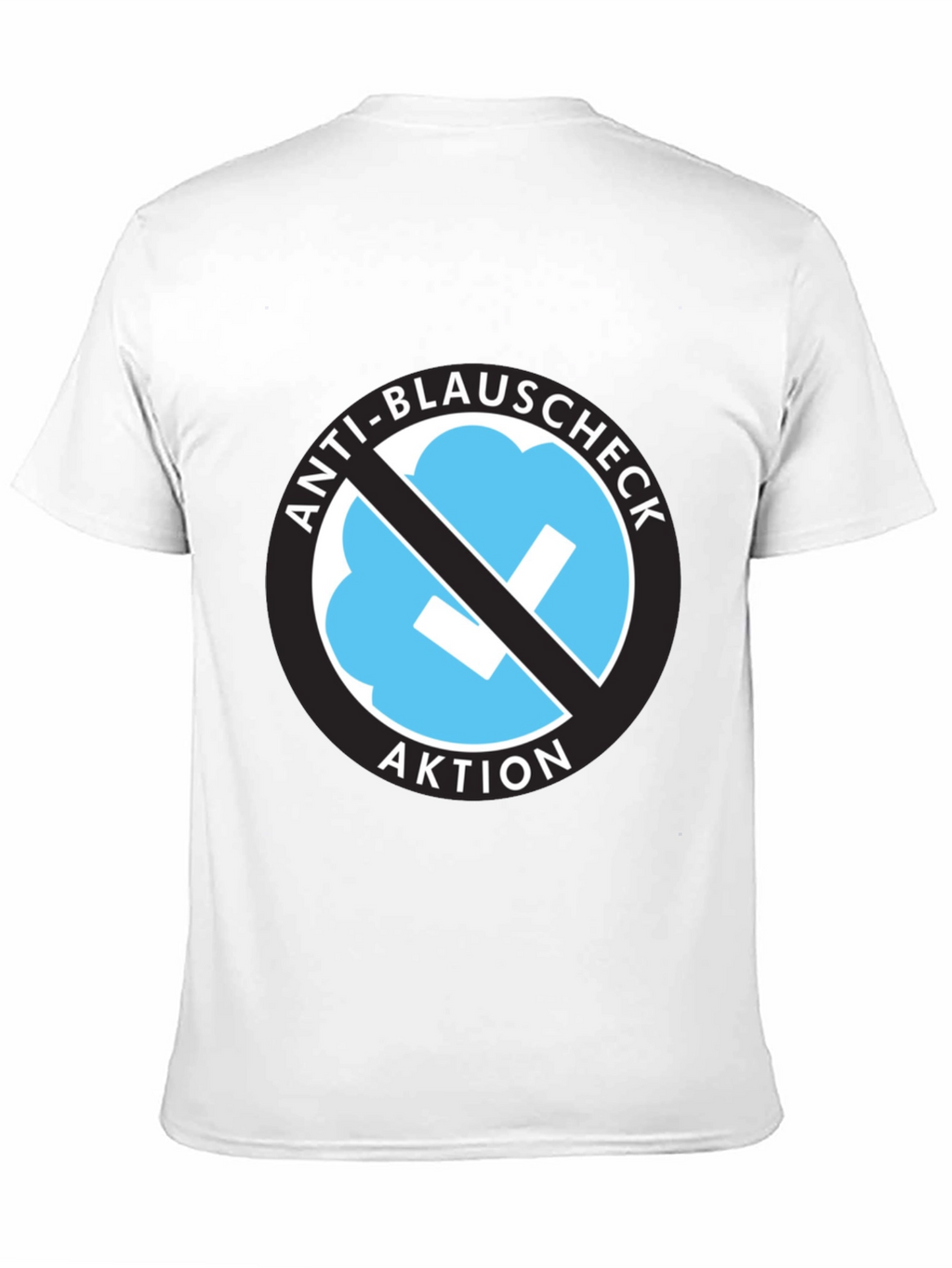 Anti-Blauschcheck Aktion Black T-Shirt