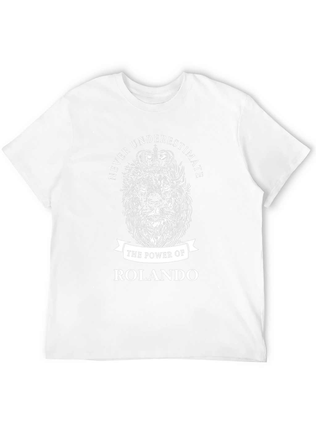 Rolando Lion King Crown Black T-Shirt