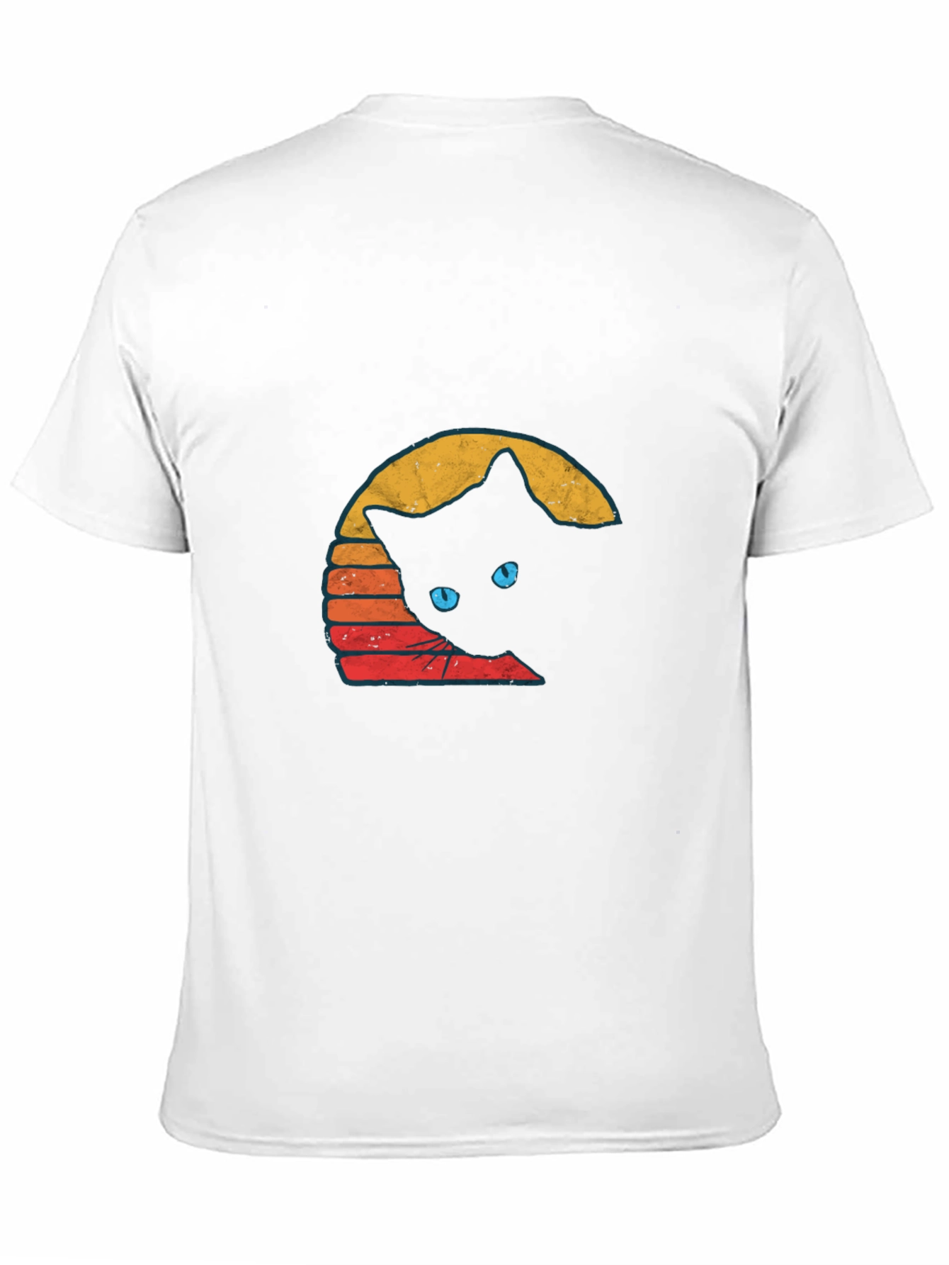 Retro Cat Graphic T-Shirt