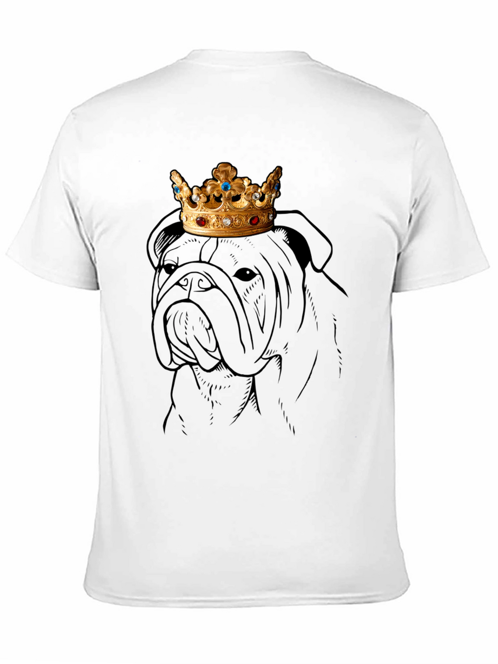 Bulldog King Graphic Tee - Black