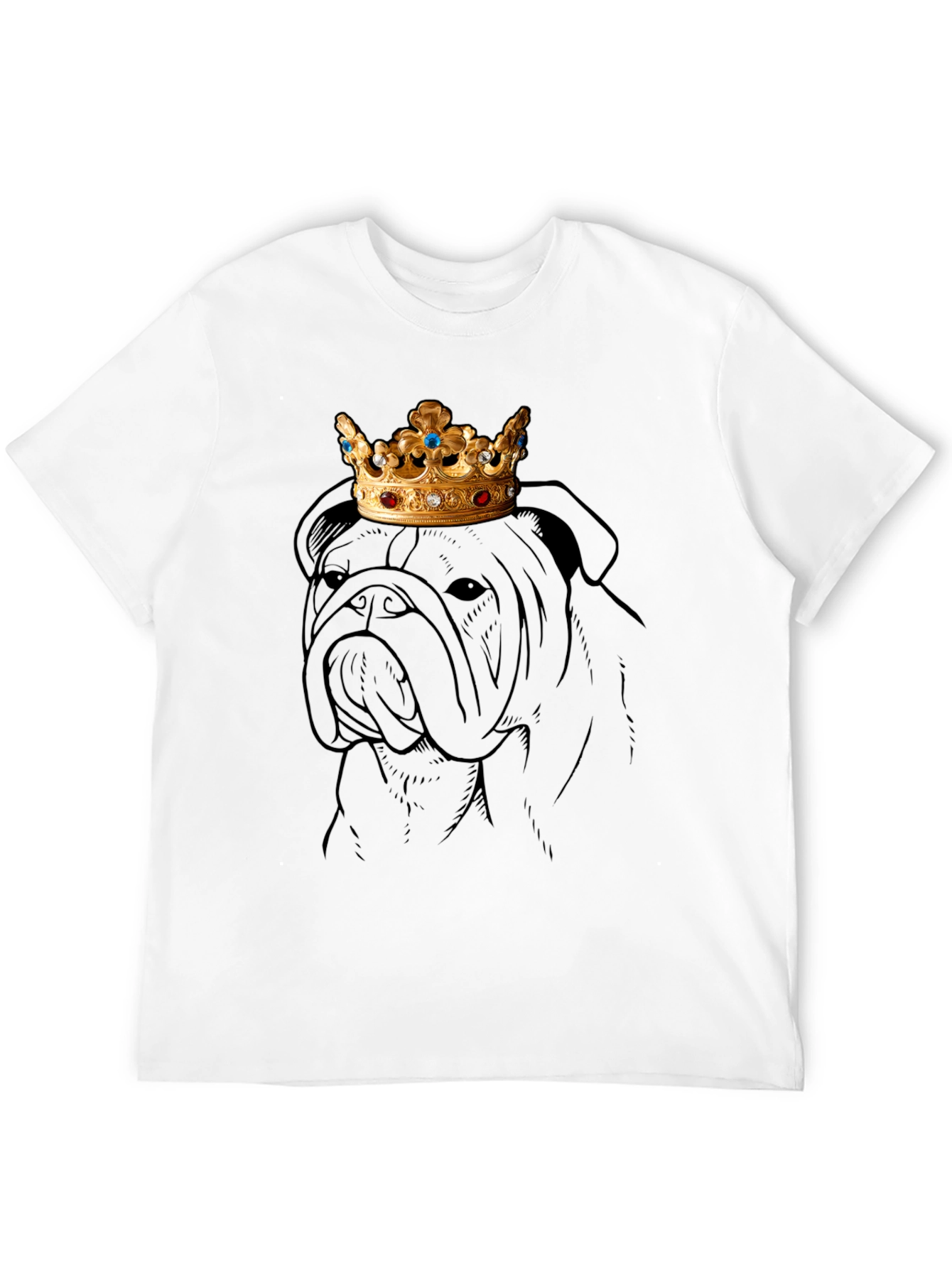 Bulldog King Graphic Tee - Black