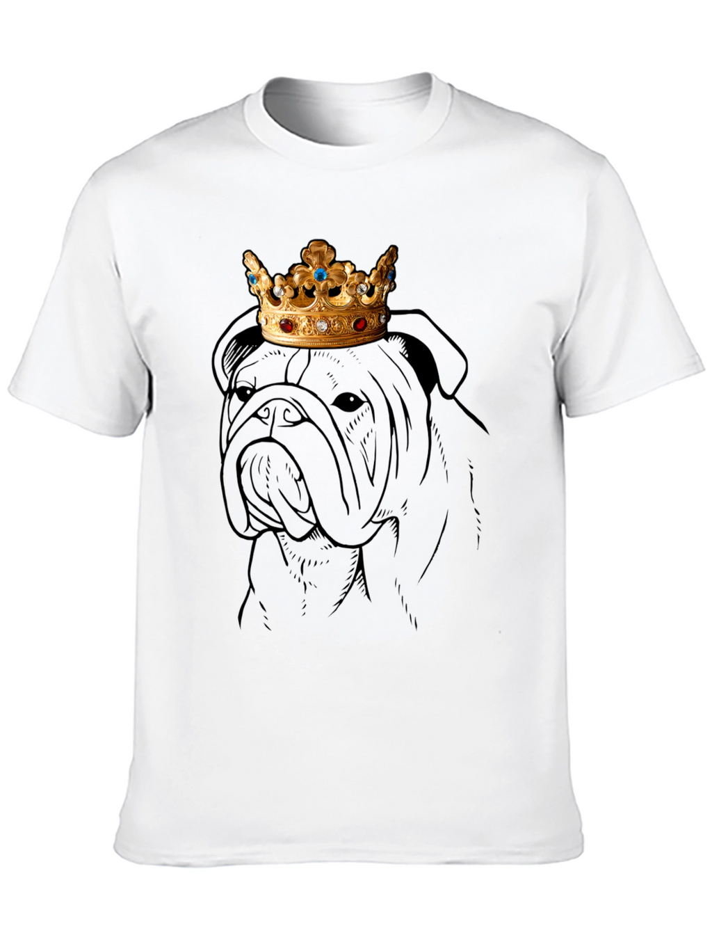 Bulldog King Graphic Tee - Black