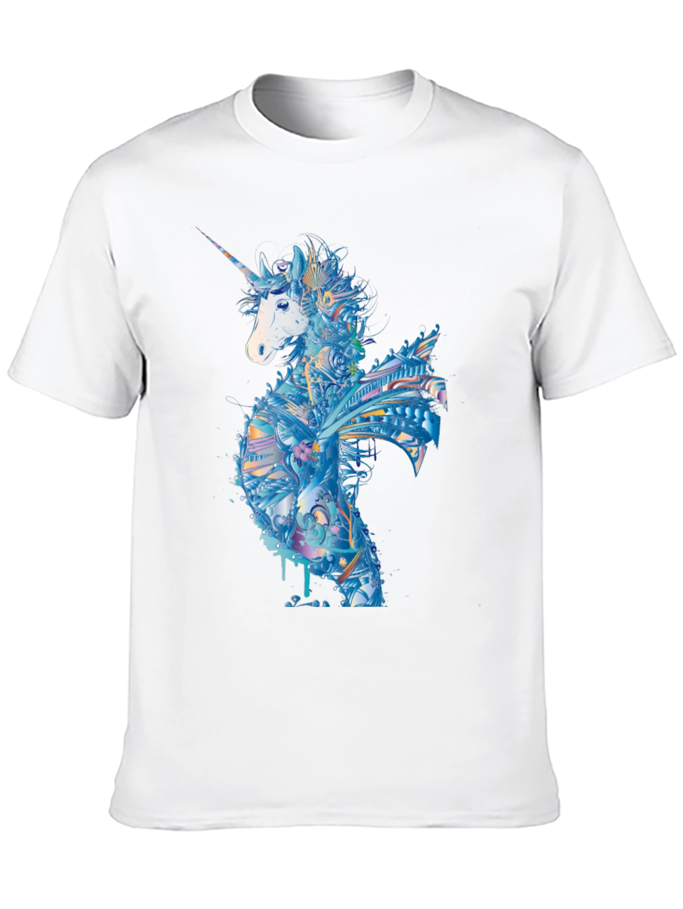 Unicorn Graphic Tee - Mens Black T-Shirt