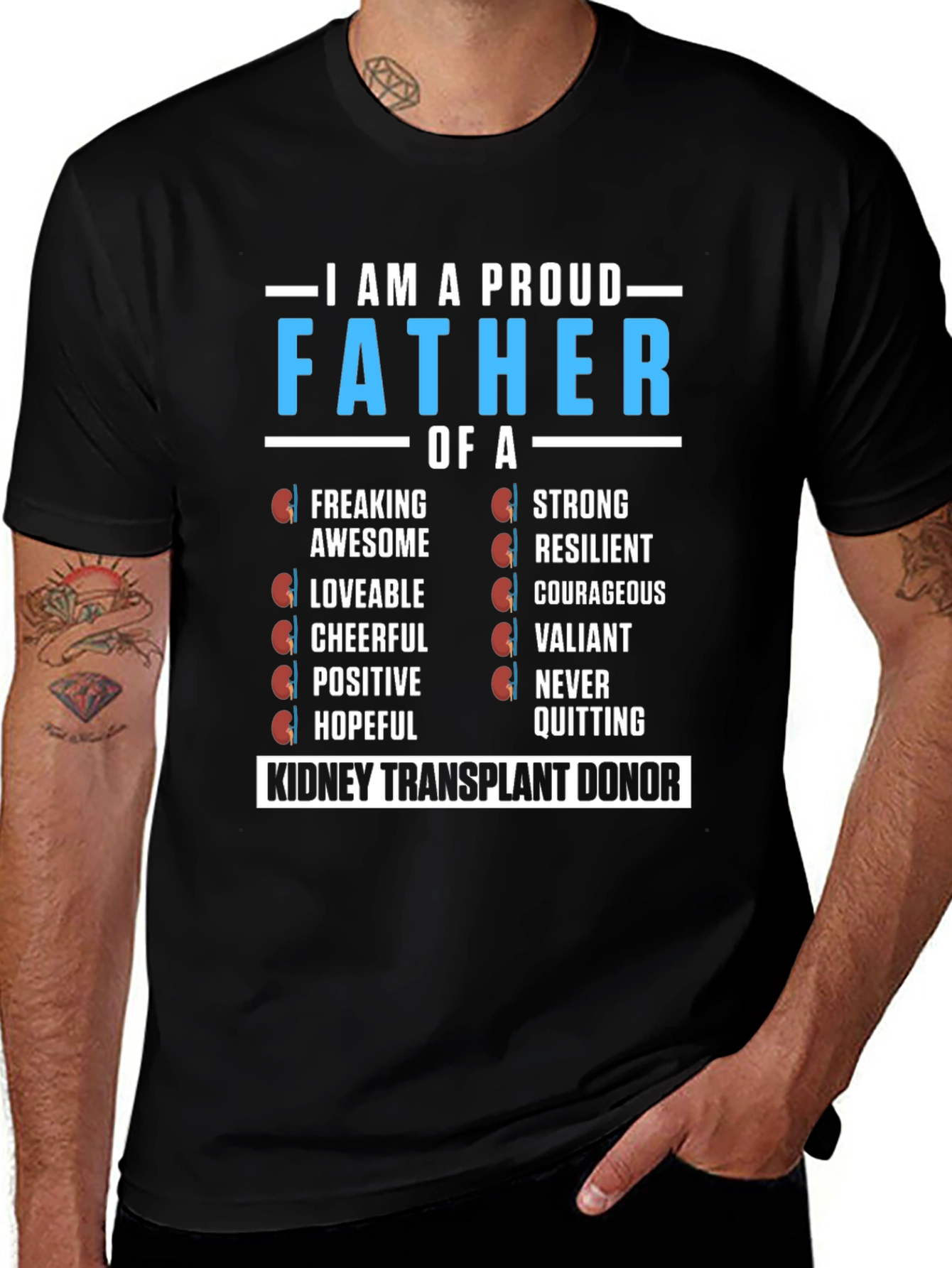 Proud Father of a Kidney Transplant Donor T-Shirt