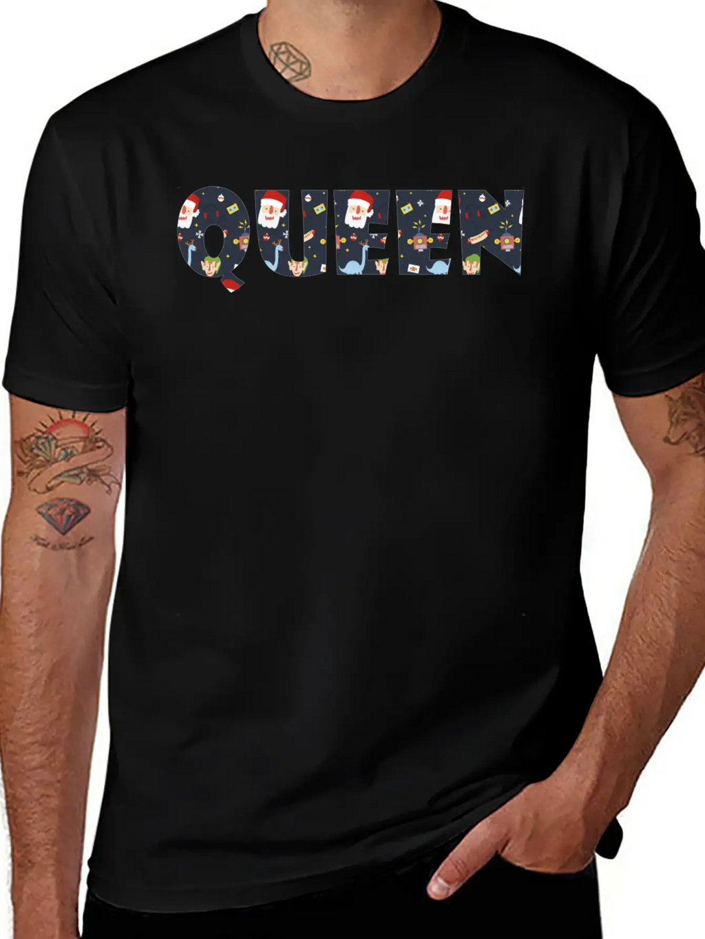 Queen Classic Fit Graphic Tee For Daily Comfort – Unisex Cotton Shirt