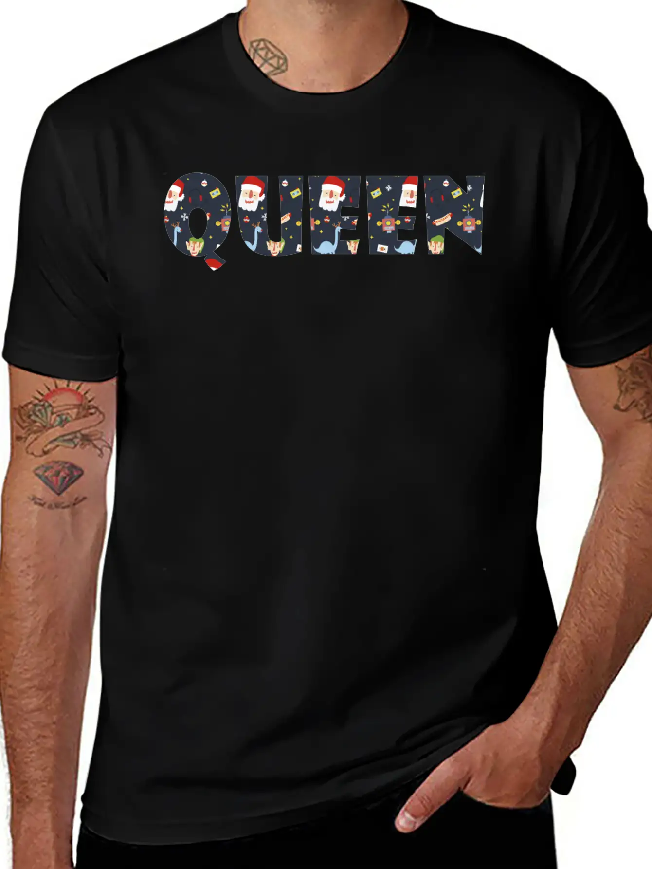 Queen Classic Fit Graphic Tee For Daily Comfort – Unisex Cotton Shirt