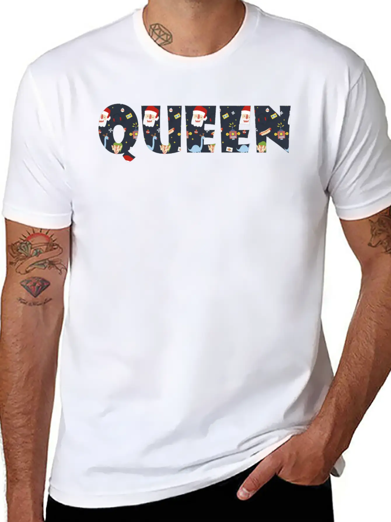 Queen Classic Fit Graphic Tee For Daily Comfort – Unisex Cotton Shirt