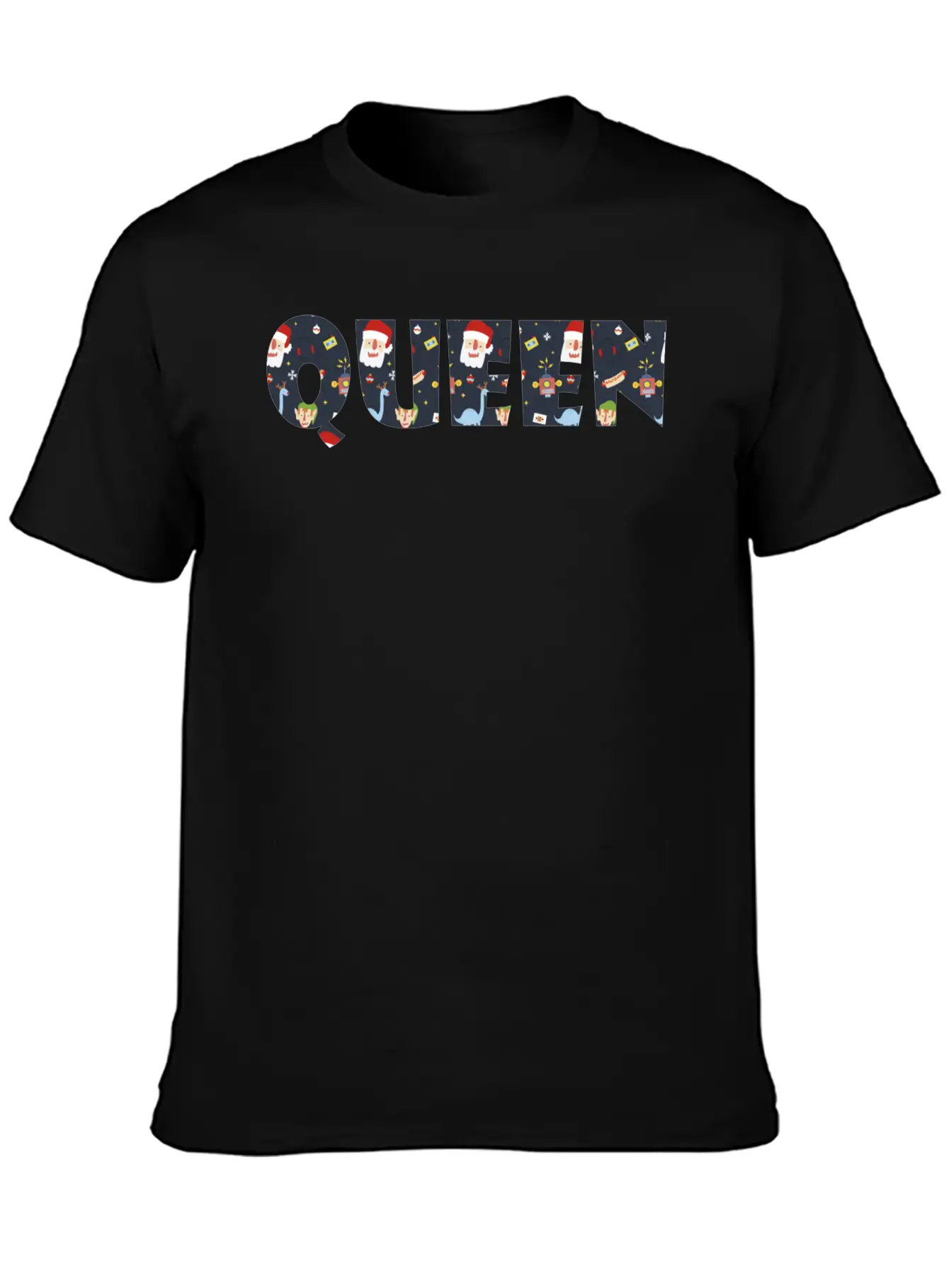 Queen Classic Fit Graphic Tee For Daily Comfort – Unisex Cotton Shirt