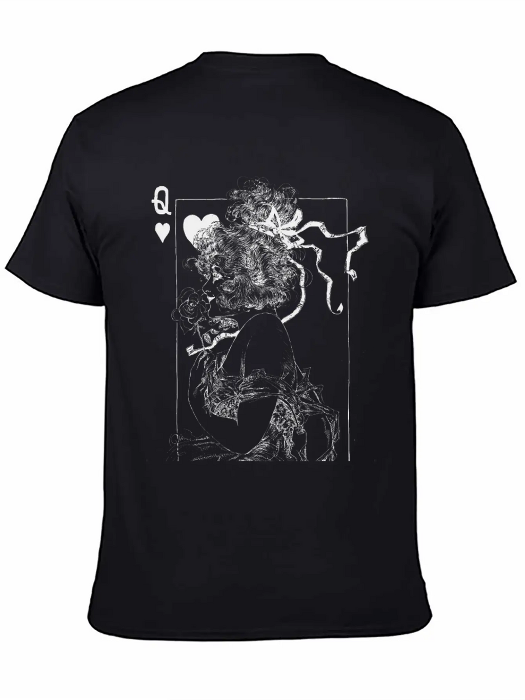 Queen Of Hearts Essential Cotton Tee For Daily Outfits – Unisex Style