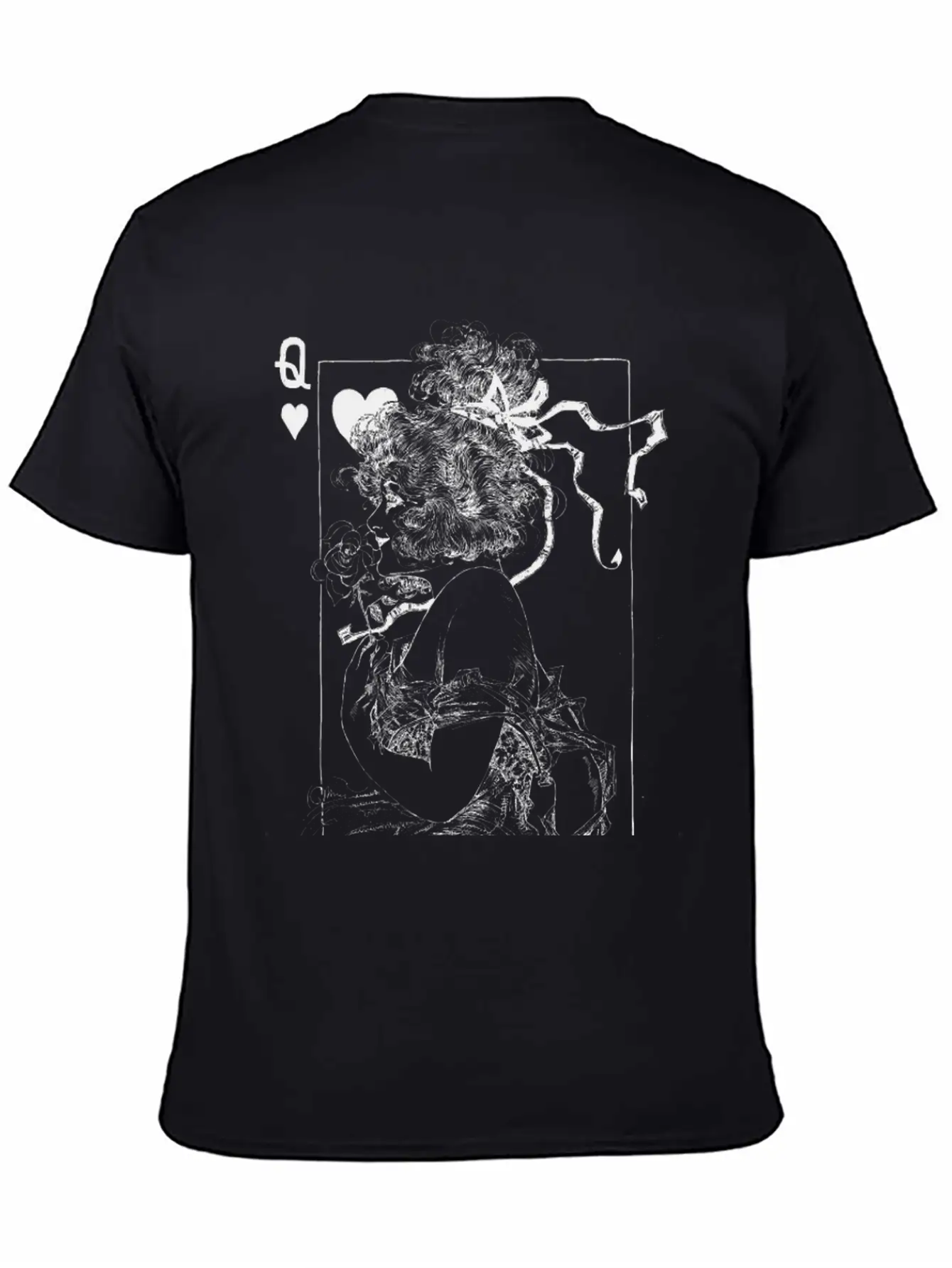 Queen Of Hearts Essential Cotton Tee For Daily Outfits – Unisex Style