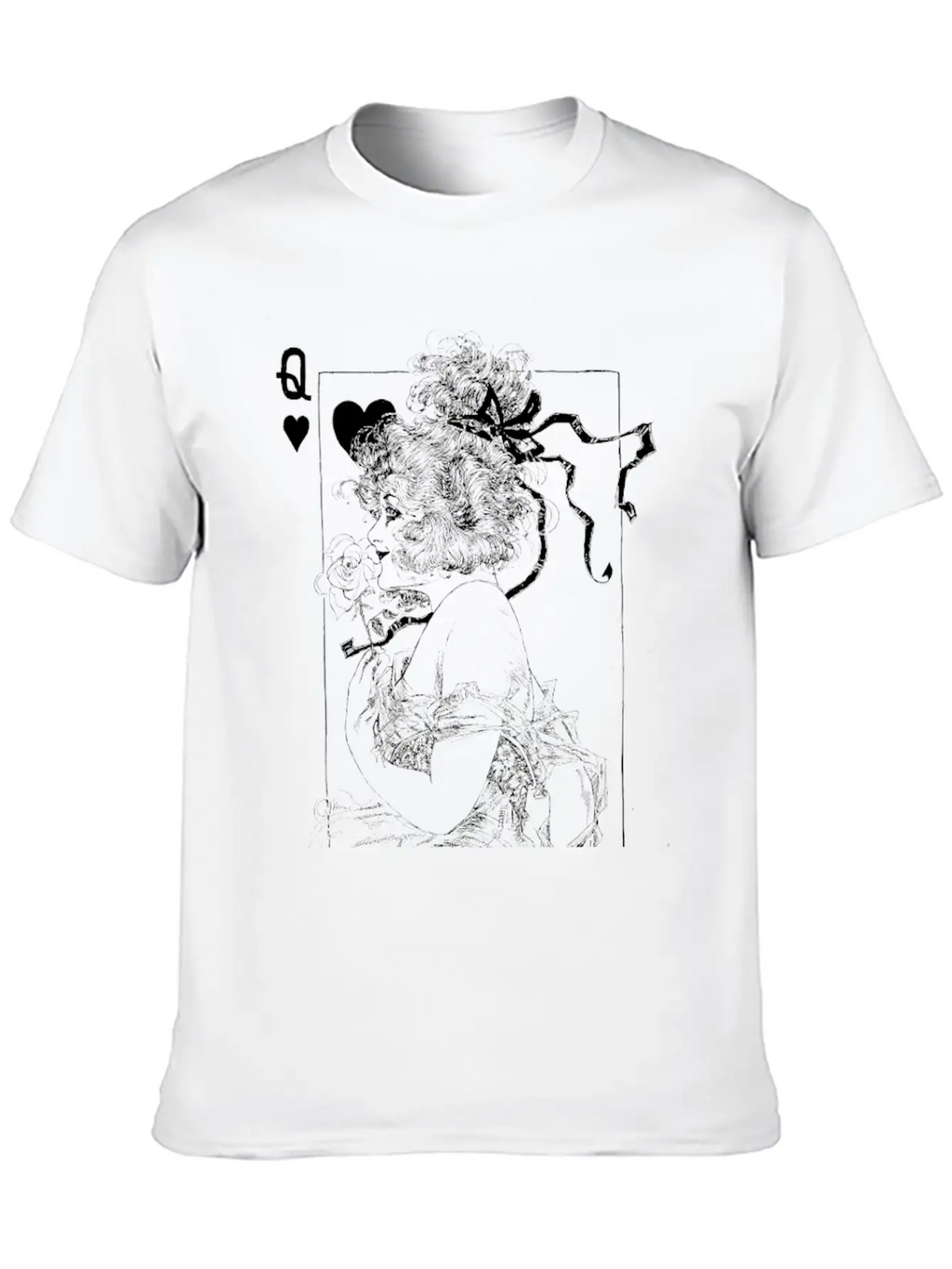 Queen Of Hearts Essential Cotton Tee For Daily Outfits – Unisex Style