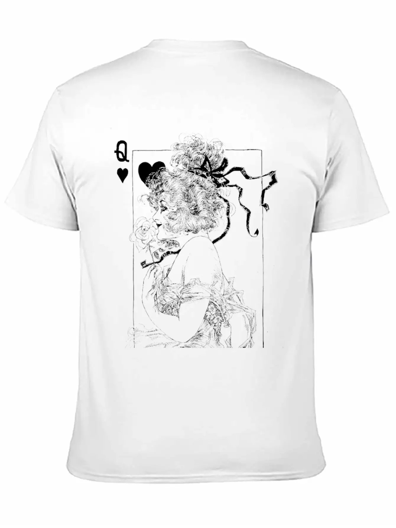 Queen Of Hearts Essential Cotton Tee For Daily Outfits – Unisex Style