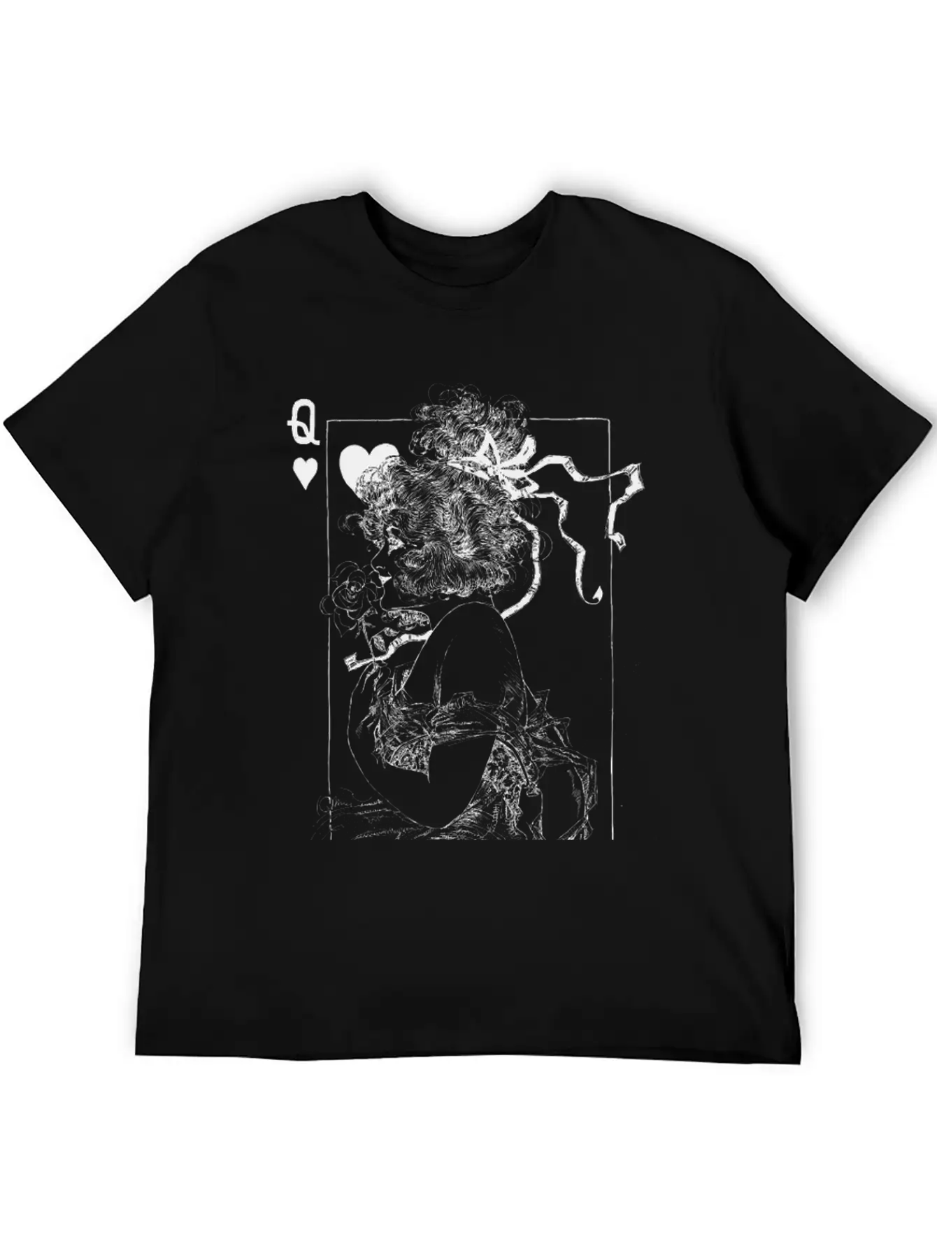 Queen Of Hearts Essential Cotton Tee For Daily Outfits – Unisex Style
