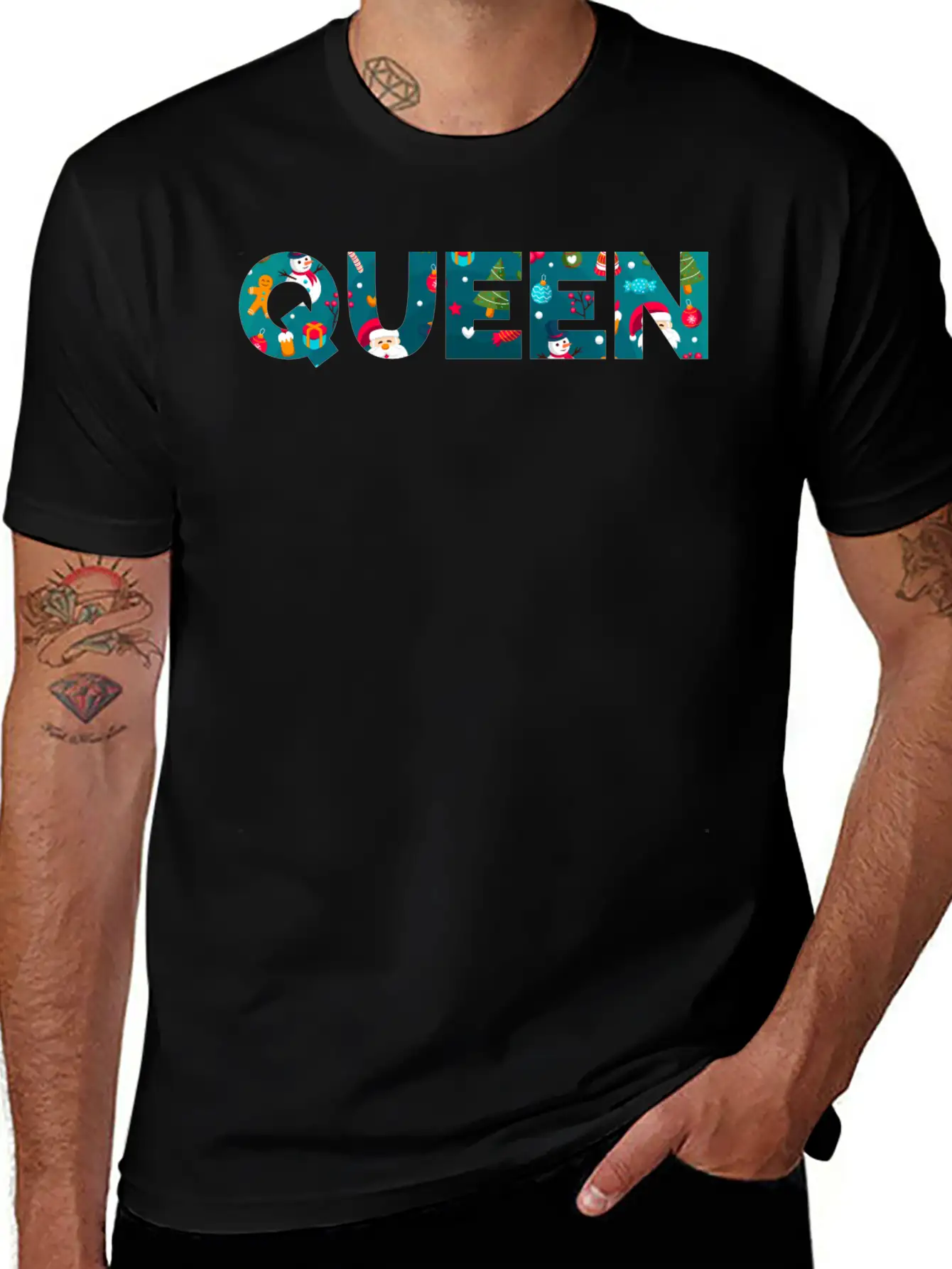QUEEN Unisex Short Sleeve Soft Cotton T-Shirt – Casual Everyday Wear