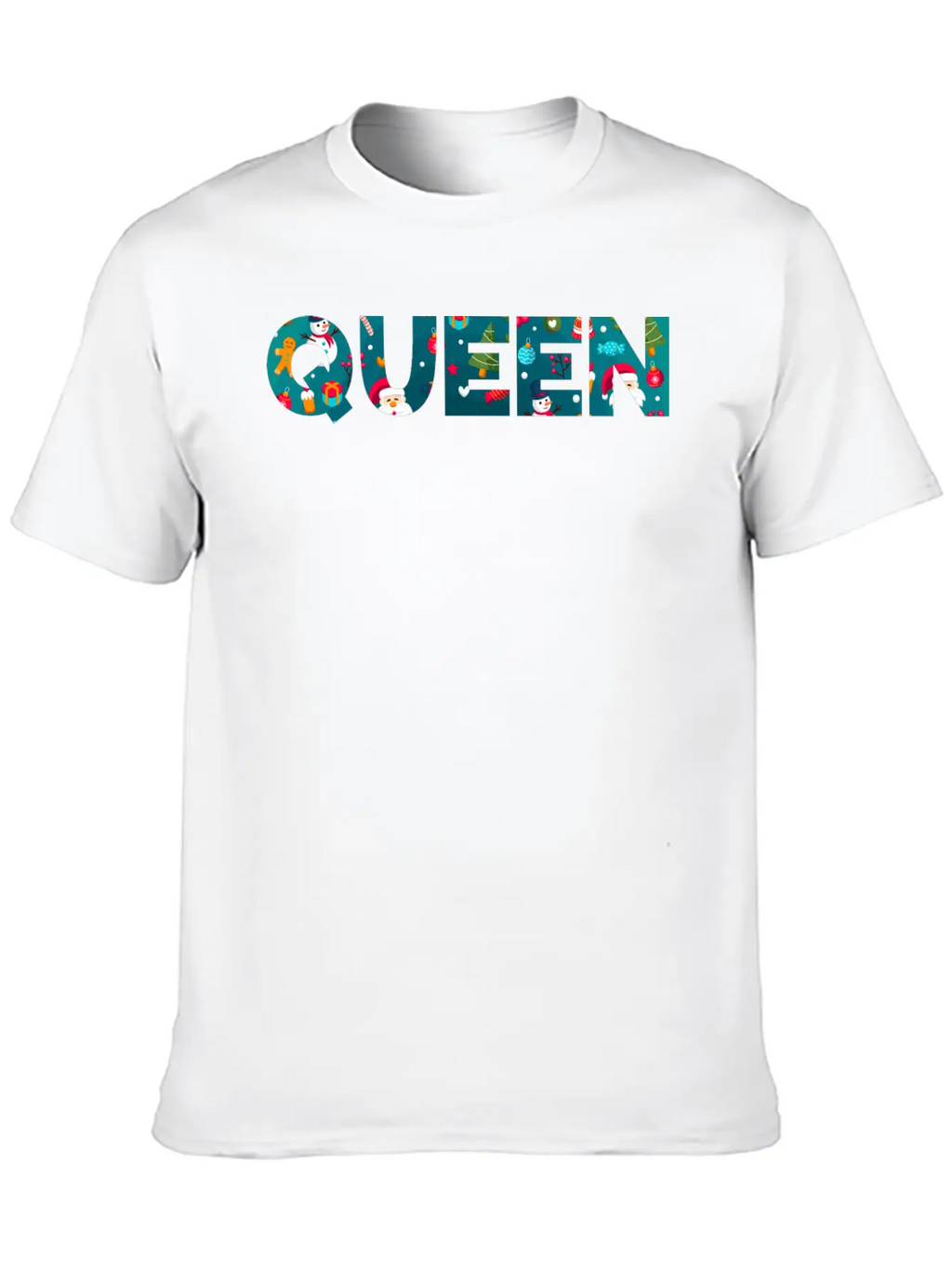 QUEEN Unisex Short Sleeve Soft Cotton T-Shirt – Casual Everyday Wear