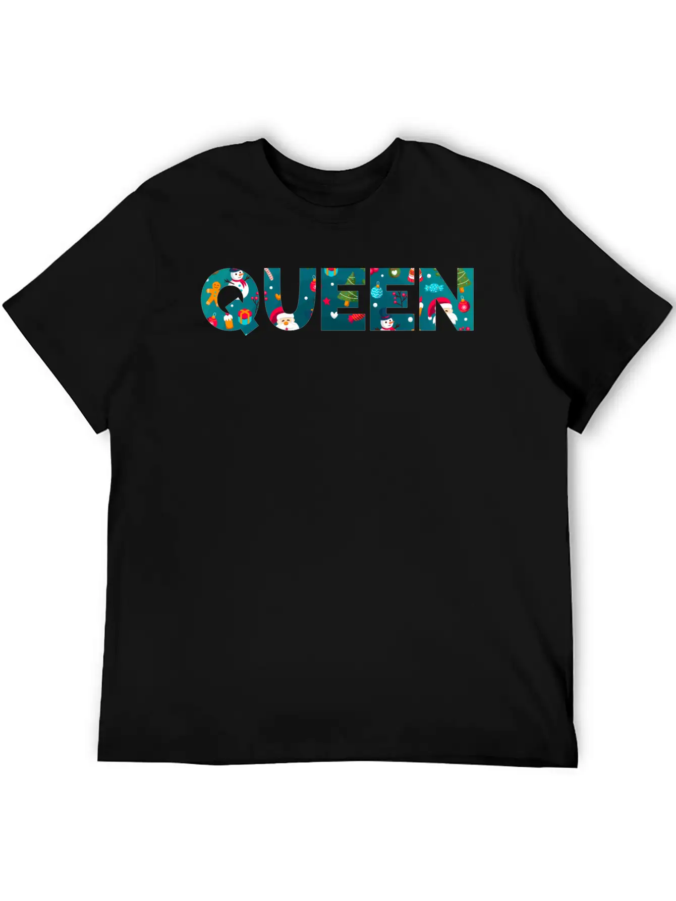 QUEEN Unisex Short Sleeve Soft Cotton T-Shirt – Casual Everyday Wear