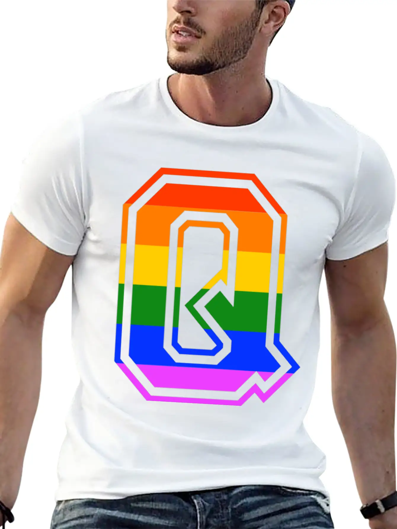 Queer LGBT Gay Pride CDS Rainbow Unisex Casual T-Shirt – Clean Design For Daily Comfort