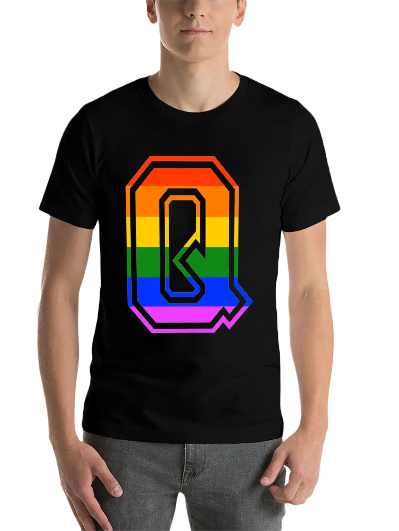 Queer LGBT Gay Pride CDS Rainbow Unisex Casual T-Shirt – Clean Design For Daily Comfort