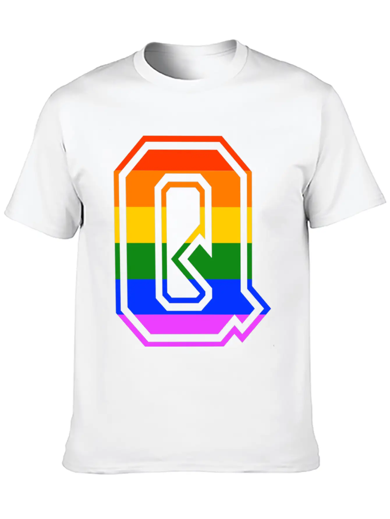 Queer LGBT Gay Pride CDS Rainbow Unisex Casual T-Shirt – Clean Design For Daily Comfort
